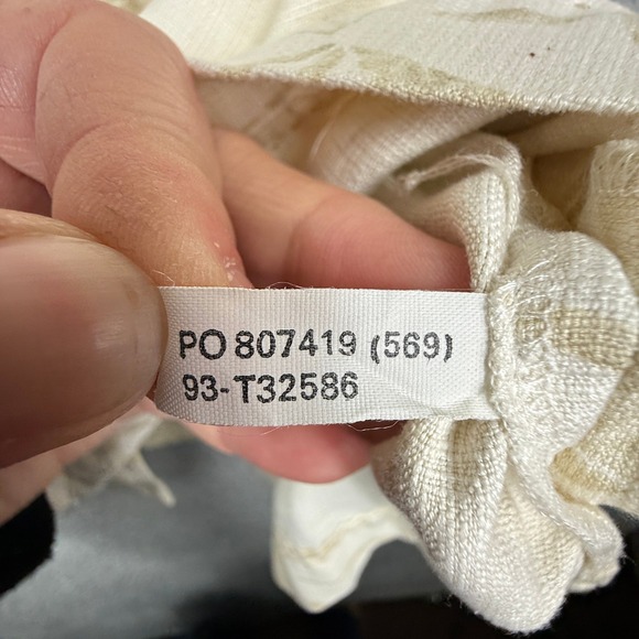 Tommy Bahama Mens Silk Island Floral Short Sleeve Button Up Shirt XL Cream Tan - Picture 6 of 10